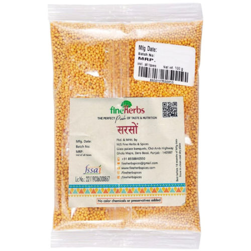 Yellow Mustard Seeds